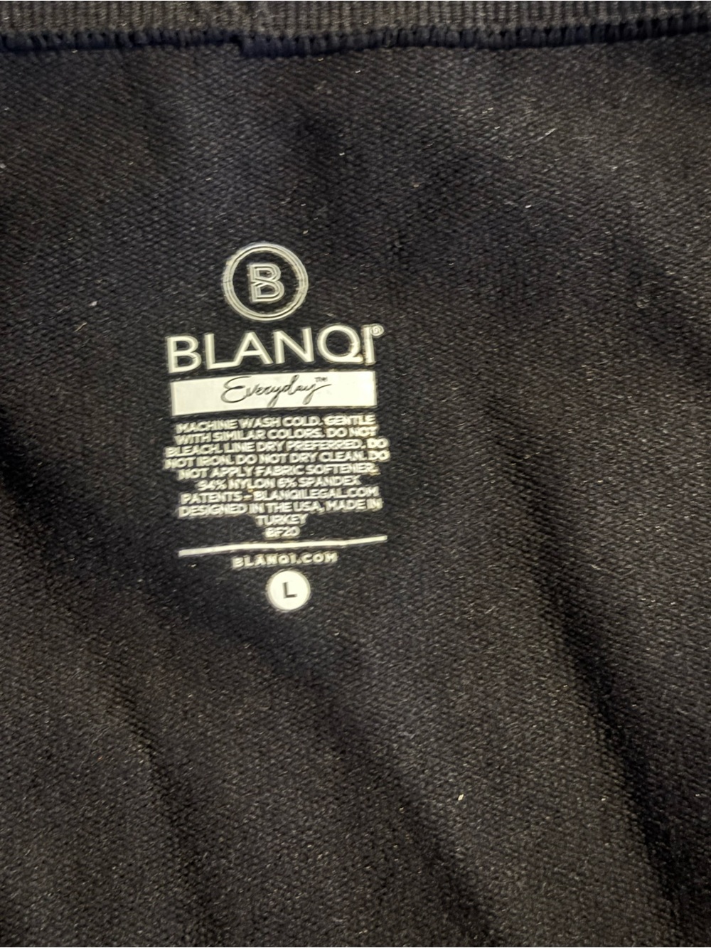 BLANQI Black Everyday supportive Leggings